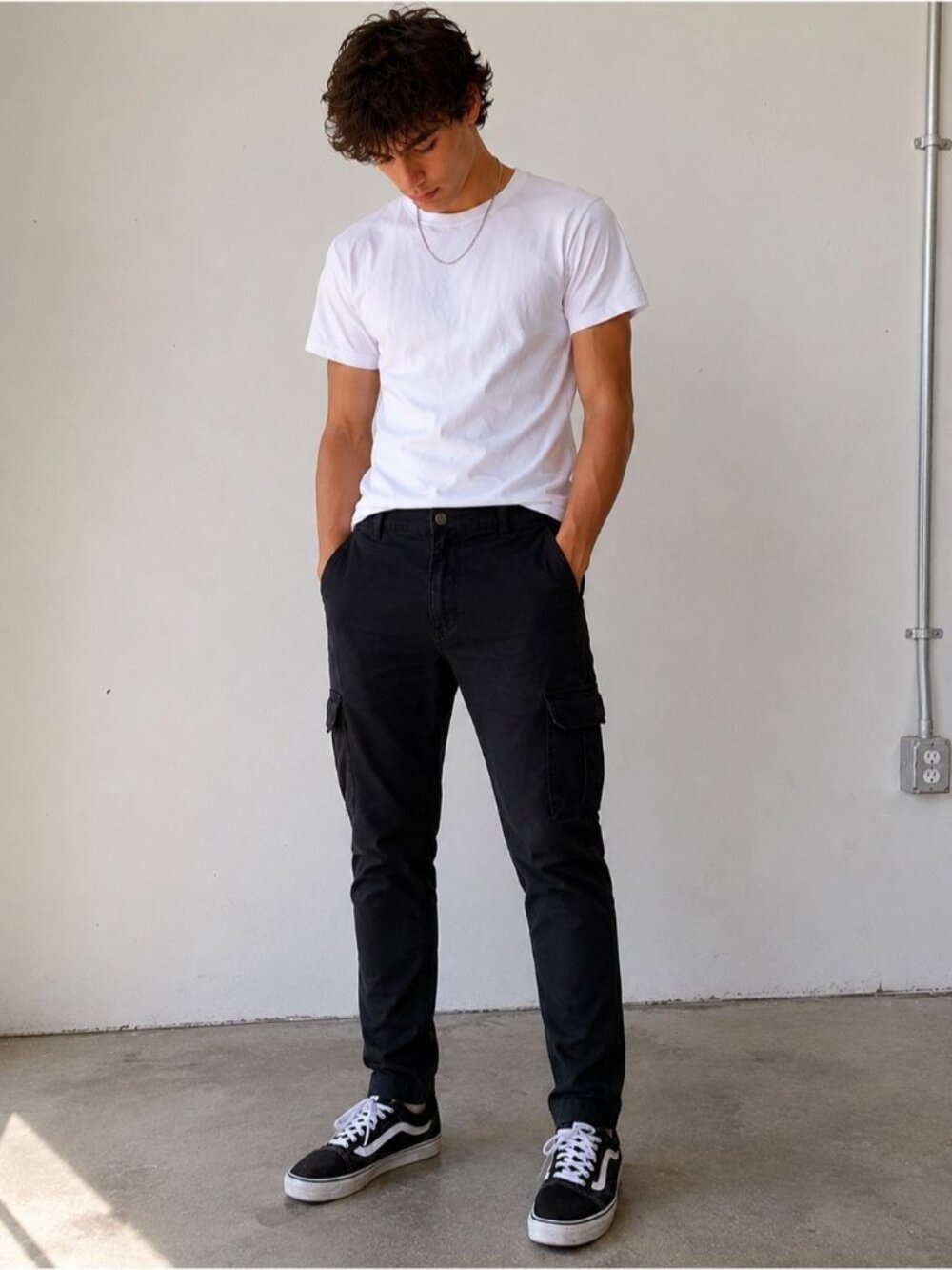 Dickies Black Slim Taper Cargo Pants Men’s 44x30